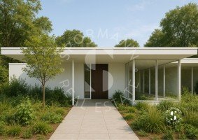 Hauptbild iconic green - Ikonischer Bungalow in bester Lage Düsseldorfs