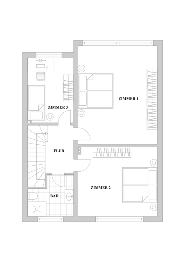 RESERVIERT - Modernisiertes Einfamilienhaus in idyllischer Lage - Obergeschoss -B 29